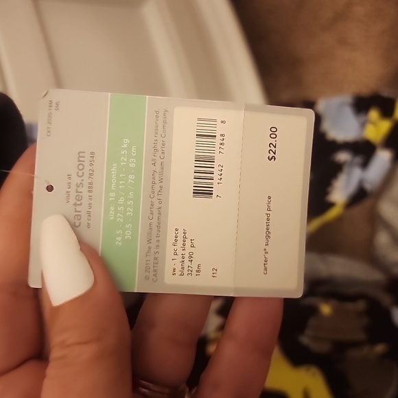 NWT Two Pack 18 Month Fleece Footie Boys PJs - Picture 6 of 6